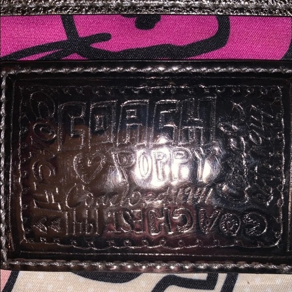 Coach Poppy Collection Large Purse - Picture 2 of 5